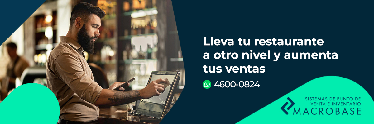 Sistemas de punto de venta-Macrobase-restaurantes